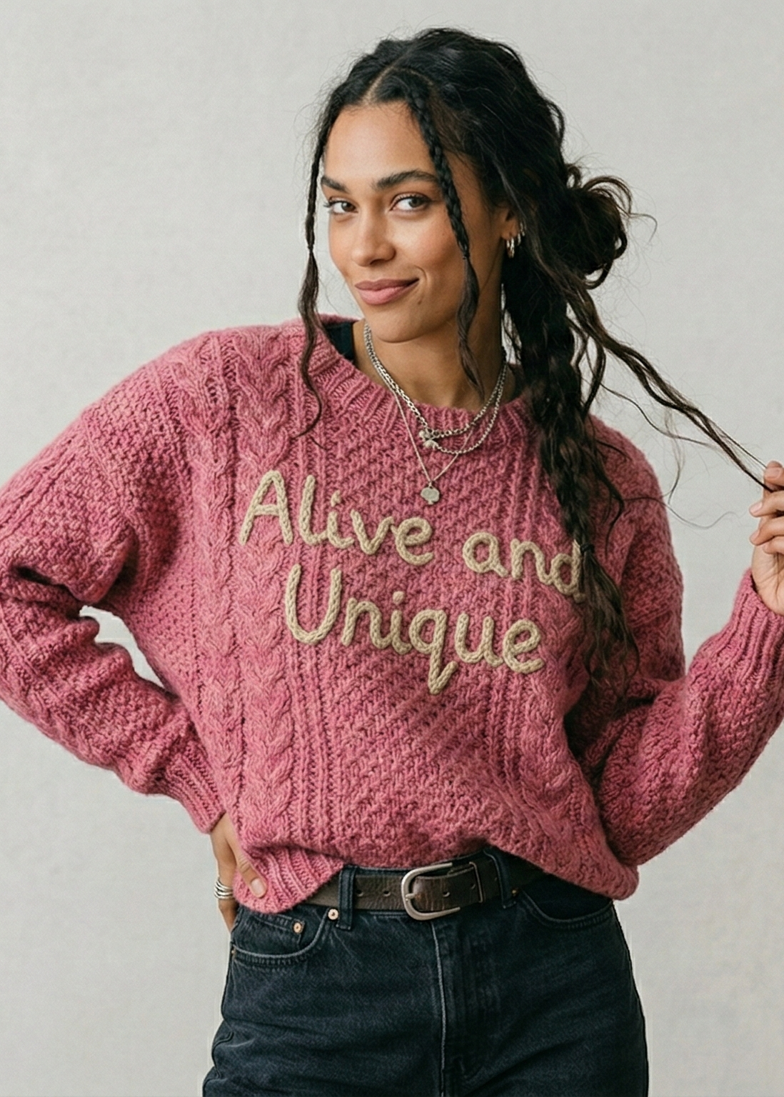 Alive and Unique | Limited Edition Cable-Knit Sweater (1 of 100)