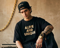 The "Gold Standard" Heavyweight Graphic Tee: Alive & Unique Limited /100